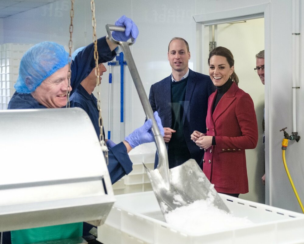 WIlliam and Kate Duke & Duchess of Cambridge watch slat being made in Anglesey