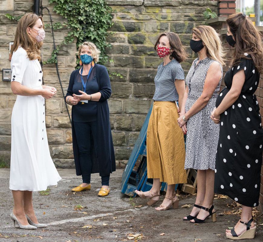 Duchess Kate visits Baby Basics in Sheffield on 4 August 2020