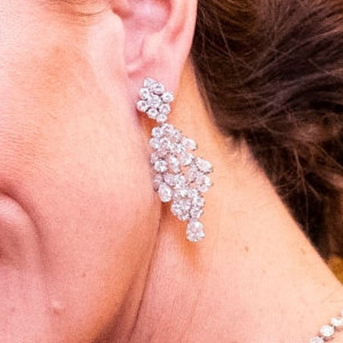 Diamond Chandelier Drop Earrings