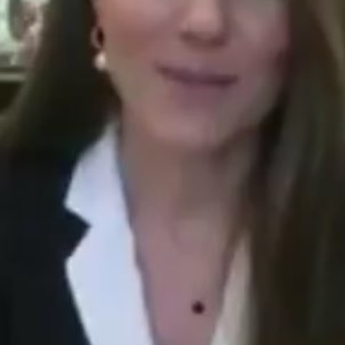 Duchess Kate wears Simone Rocha Faux-Pearl Curb-Chain Earrings and new disc pendant necklace for video call with nurses from Coventry & Warwickshire Partnership NHS Trust.
