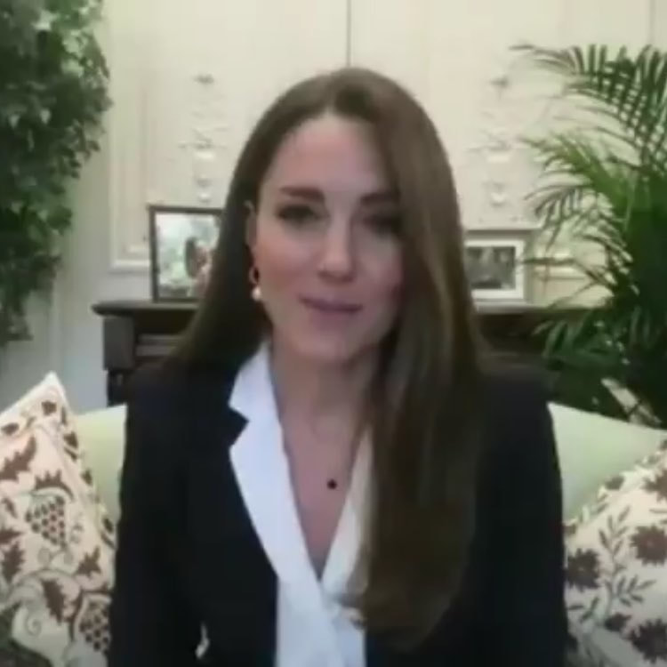 The Duchess of Cambridge, Patron, Nursing Now Campaign, held a meeting via video link with nurses from Coventry & Warwickshire Partnership NHS Trust on 19 January 2021