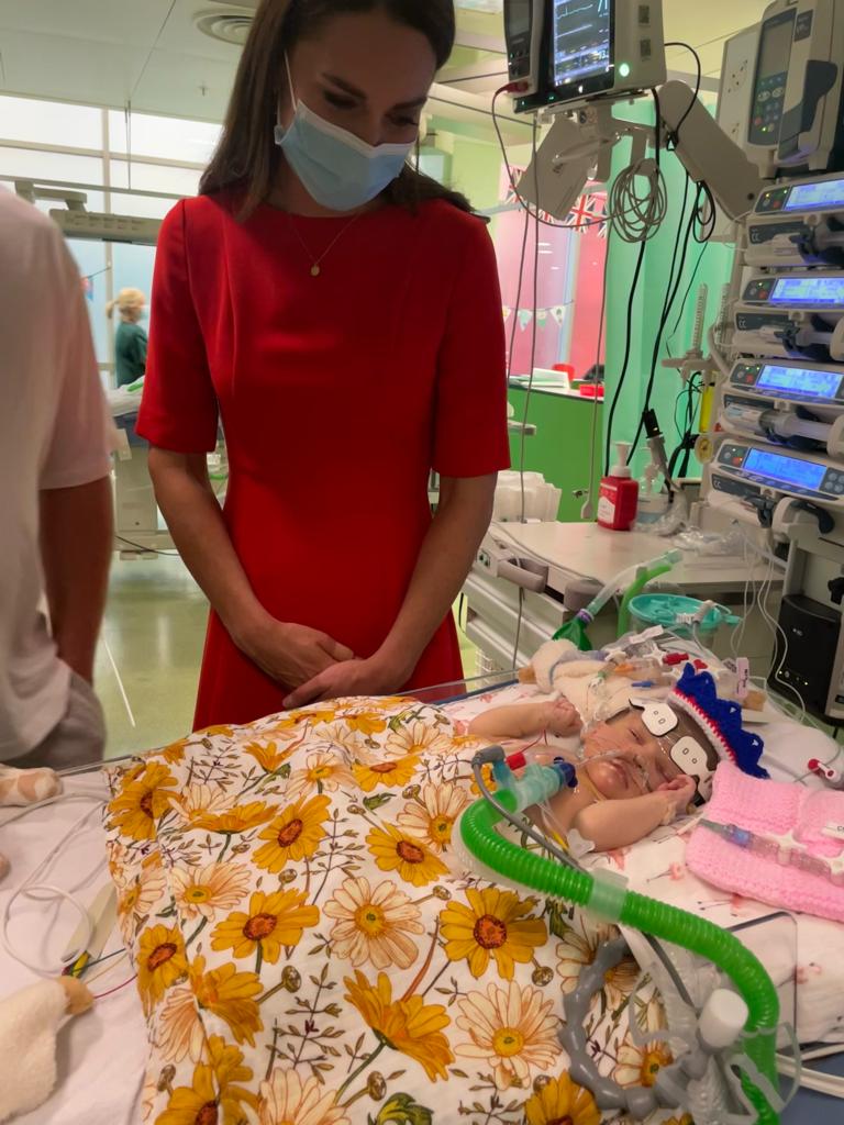The Duchess of Cambridge made a private visit to Evelina London children's hospital on 3 June 2022