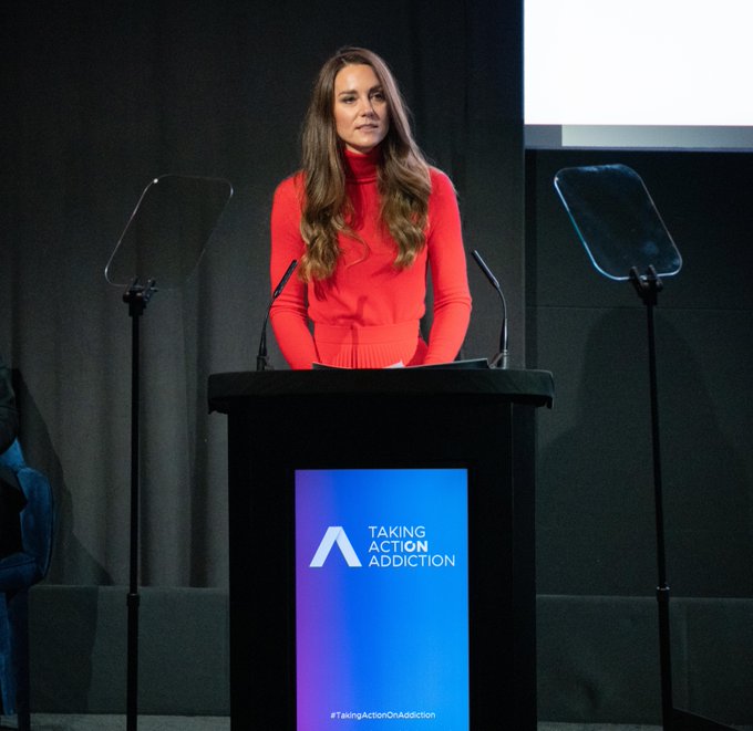 The Duchess of Cambridge delivers a keynote address to launch the 