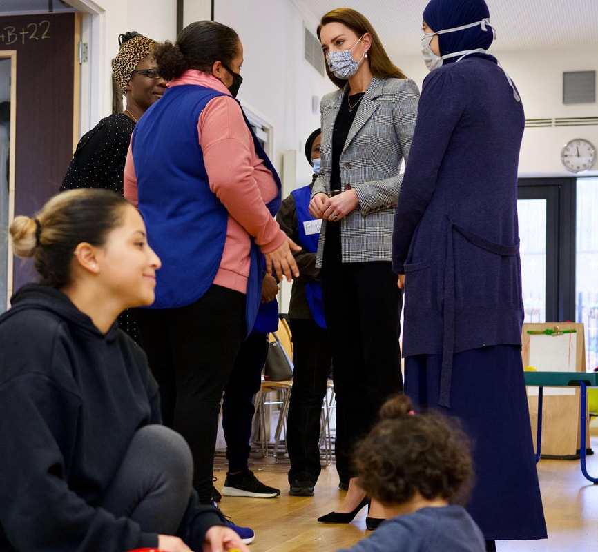The Duchess of Cambridge made a visit to PACT (Parents and Children Together) in Southwark on Tuesday 8 February 2022