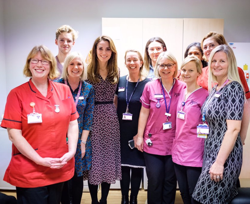 Duchess of Cambridge visits Kingston Hospital Maternity Unit November 2019