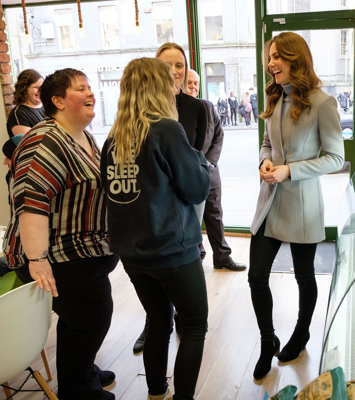 Duchess of Cambridge visits Social Bite Café in Aberdeen, Scotland