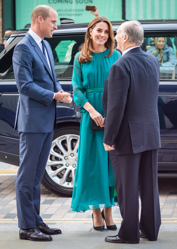 Duke and Duchess of Cambridge at Aga Khan Centre