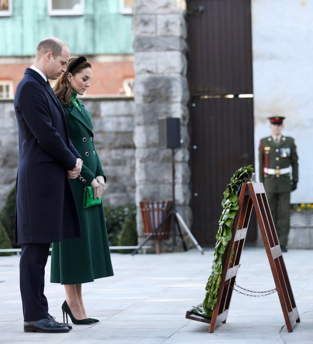 Duke & Duchess of Cambridge visit the Garden of Remembrance in Dublin on 3 March 2020
