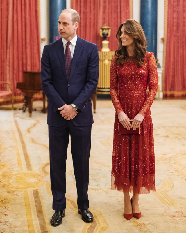 Duke and Duchess of Cambridge hosted a reception on behalf of Her Majesty The Queen at Buckingham Palace mark the UK-Africa Investment Summit
