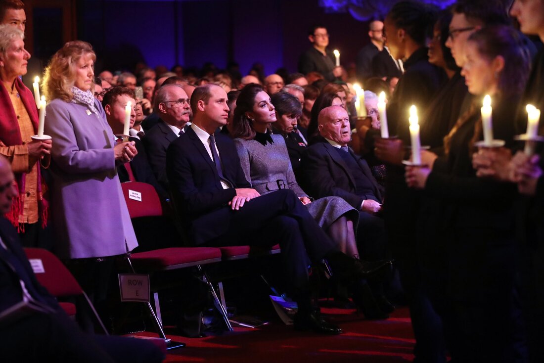 Duke and Duchess of Cambridge attend the UK Holocaust Memorial Day Commemorative Ceremony at Central Hall in Westminster January 2020