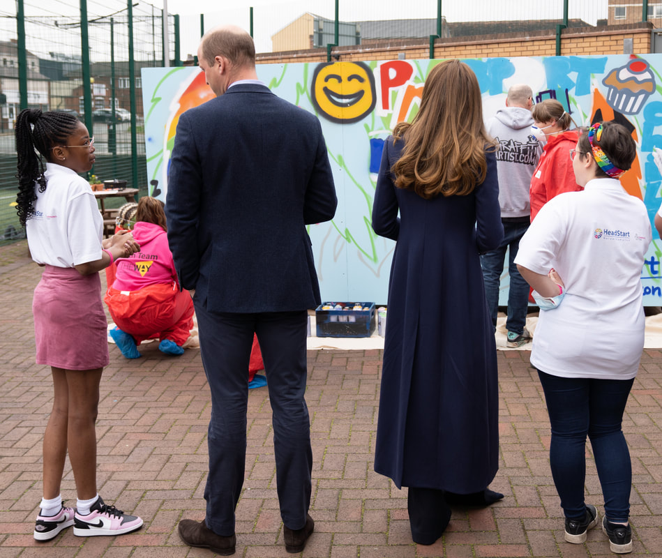 The Duke and Duchess of Cambridge marked Mental Health Awareness Week with a visit to Wolverhampton in central England on 13 May 2021