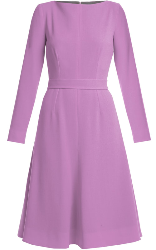 Lavender Emilia Wickstead a-line dress
