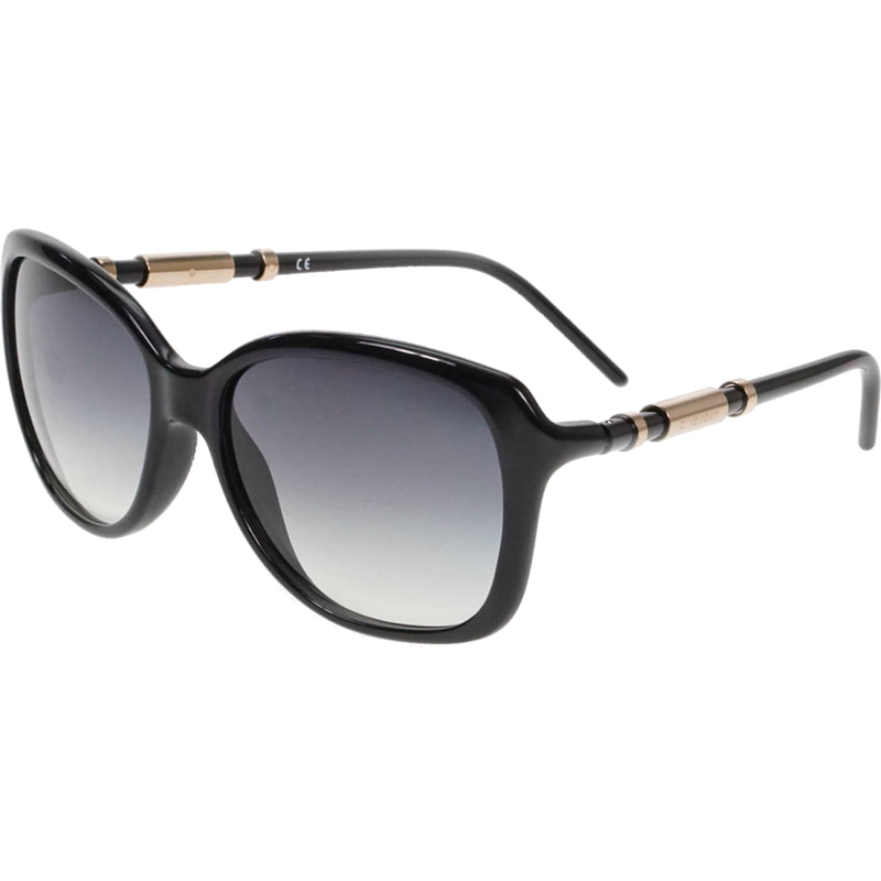 Givenchy Obsidian SGV773 Sunglasses with Black Frame & Grey Gradient Lens