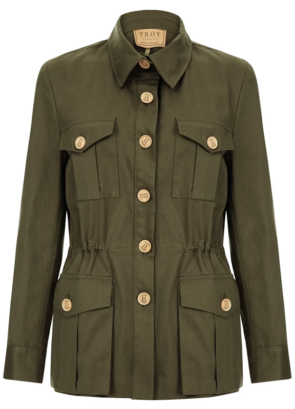 Troy London 'The Tracker' Jacket in Olive