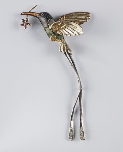 Jamaican Hummingbird brooch 2002
