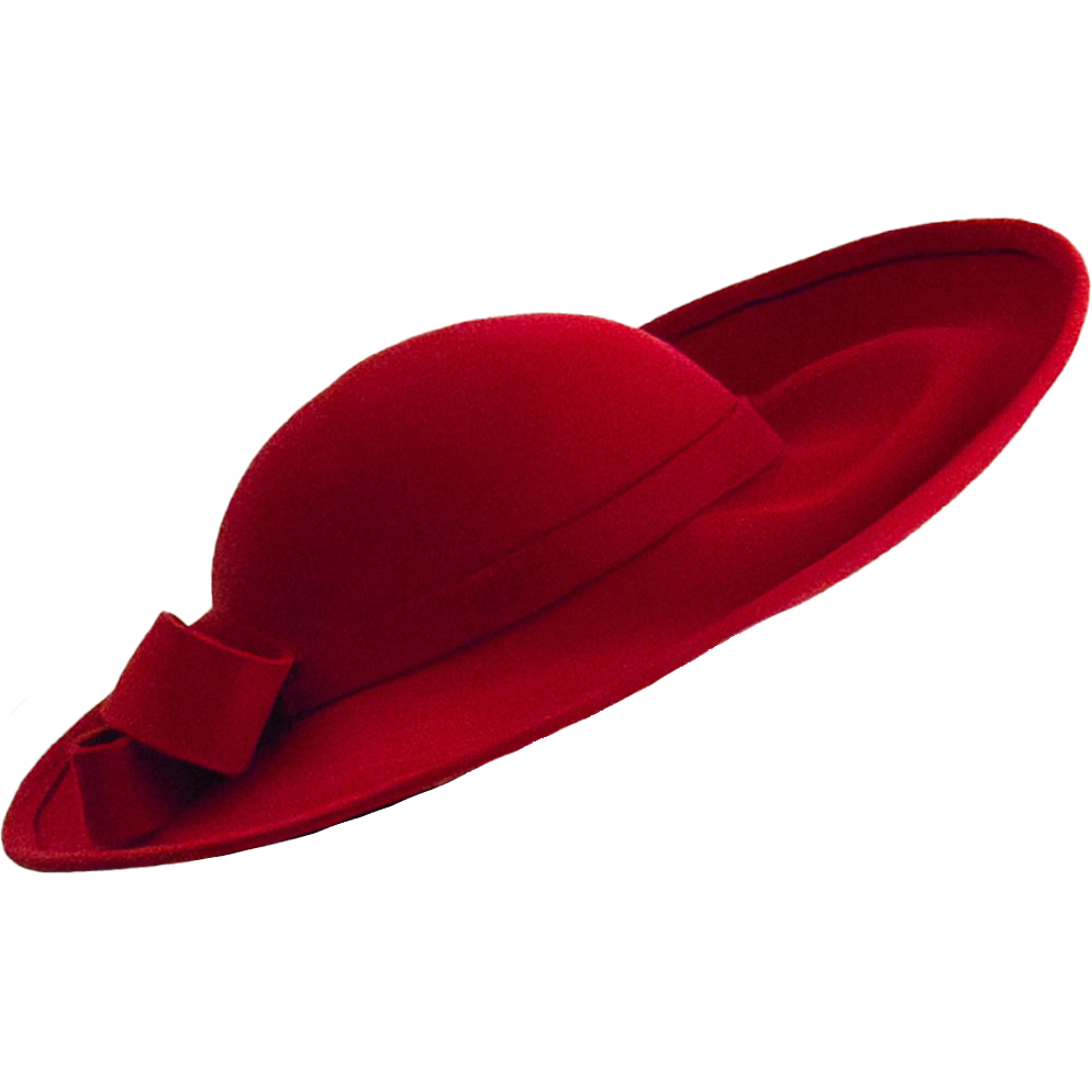 Jane Taylor 'Decima' Hat in Red Felt