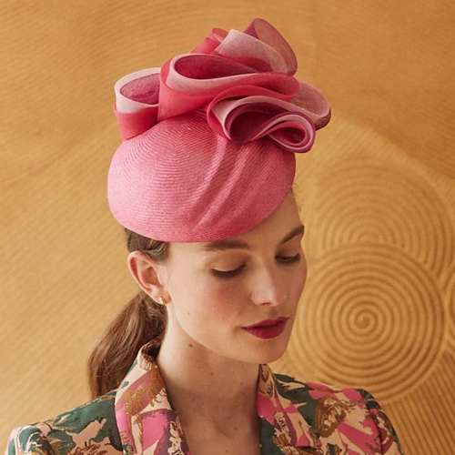  Jane Taylor ‘Lyssa’ straw hat in pink