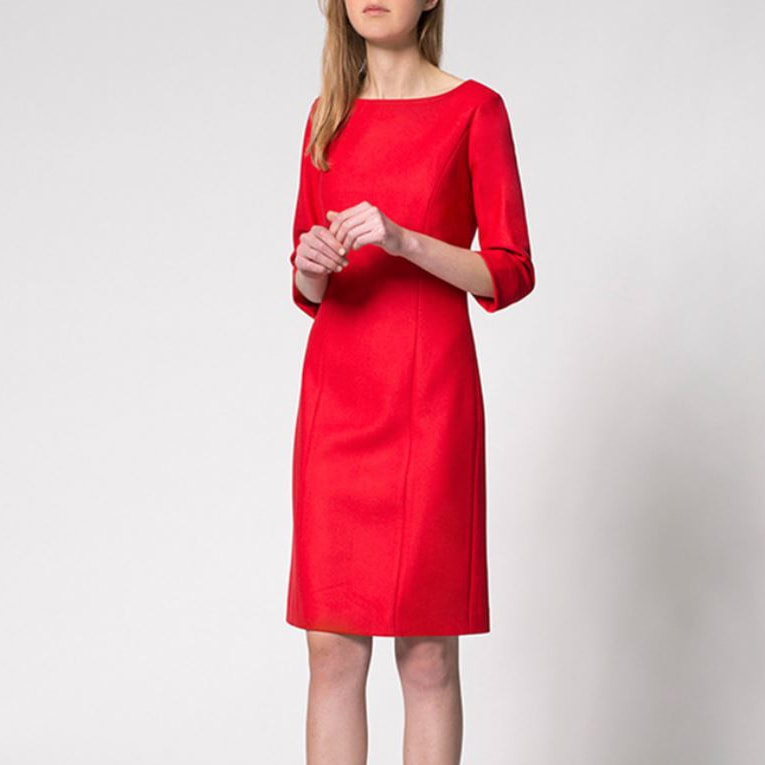 Katherine Hooker Ascot Red Shift Dress