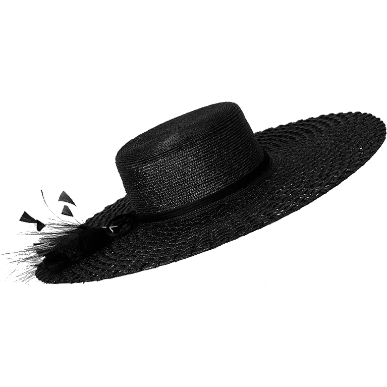 Lock & Co Mayer Boater Hat in Black