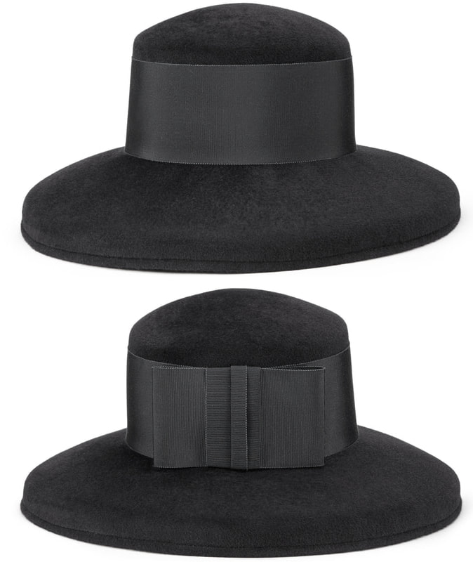 Lock & Co Tiffany Drop-Brim Hat in Black