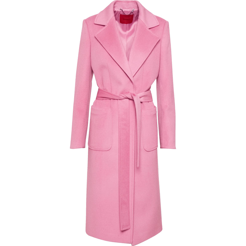 MAX & Co Pink Wool Runway Coat