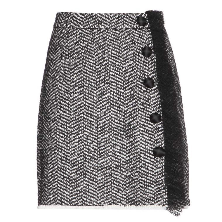 Dolce & Gabbana Bouclé Wool-Blend Skirt