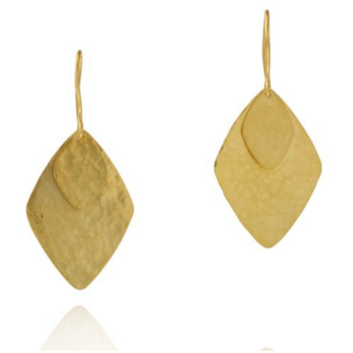 Pippa Small Large Kite double drop earrings