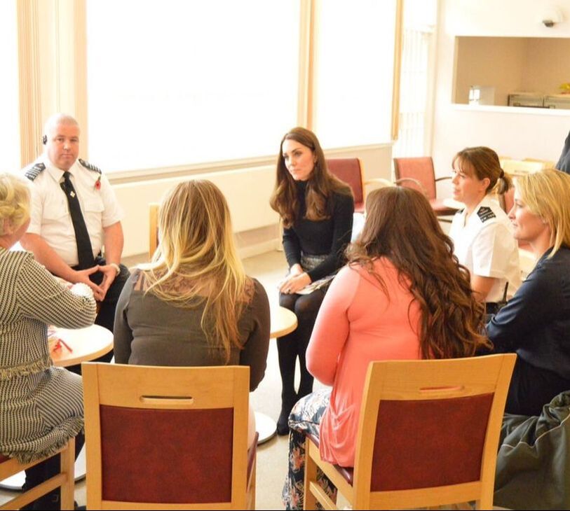 The Duchess of Cambridge visits Eastwood Park Prison in Gloucester on 4 November 2016