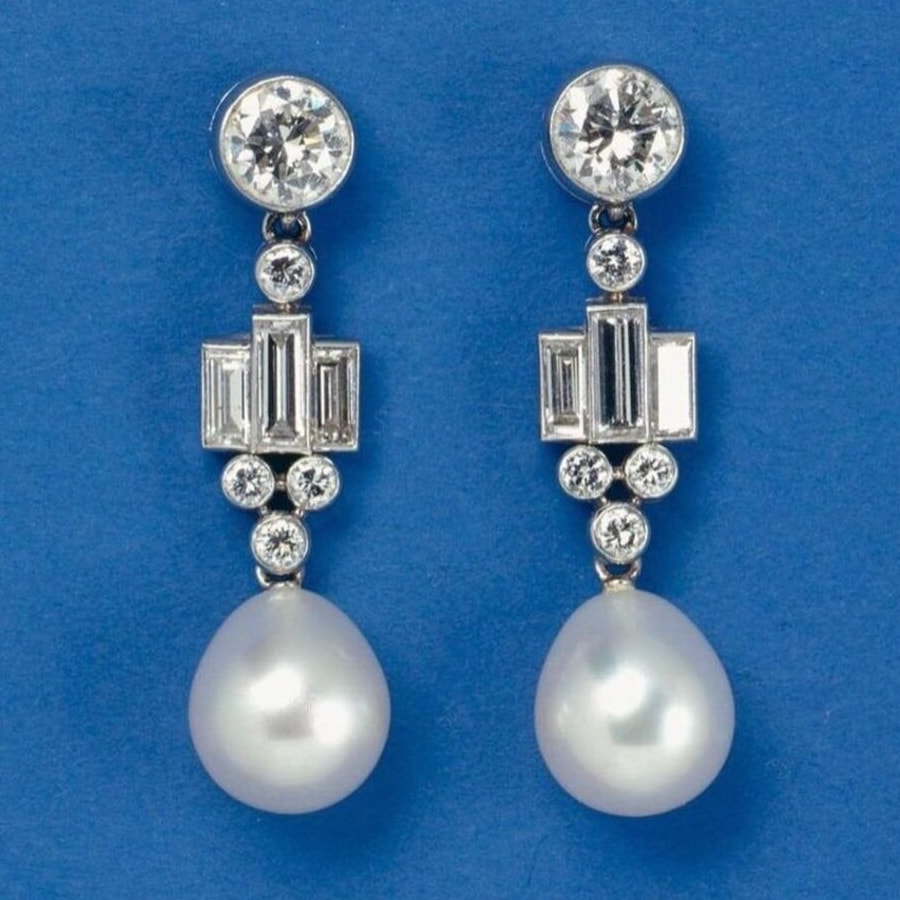Bahrain Pearl Drop Earrings