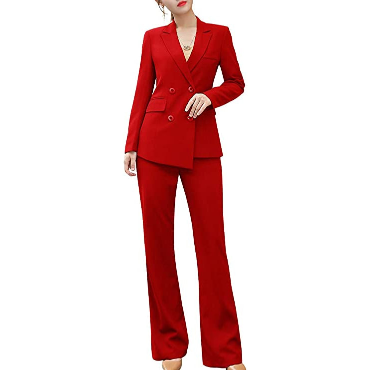Alexander McQueen Crepe Suit Trousers in Welsh Red - Kate Middleton ...