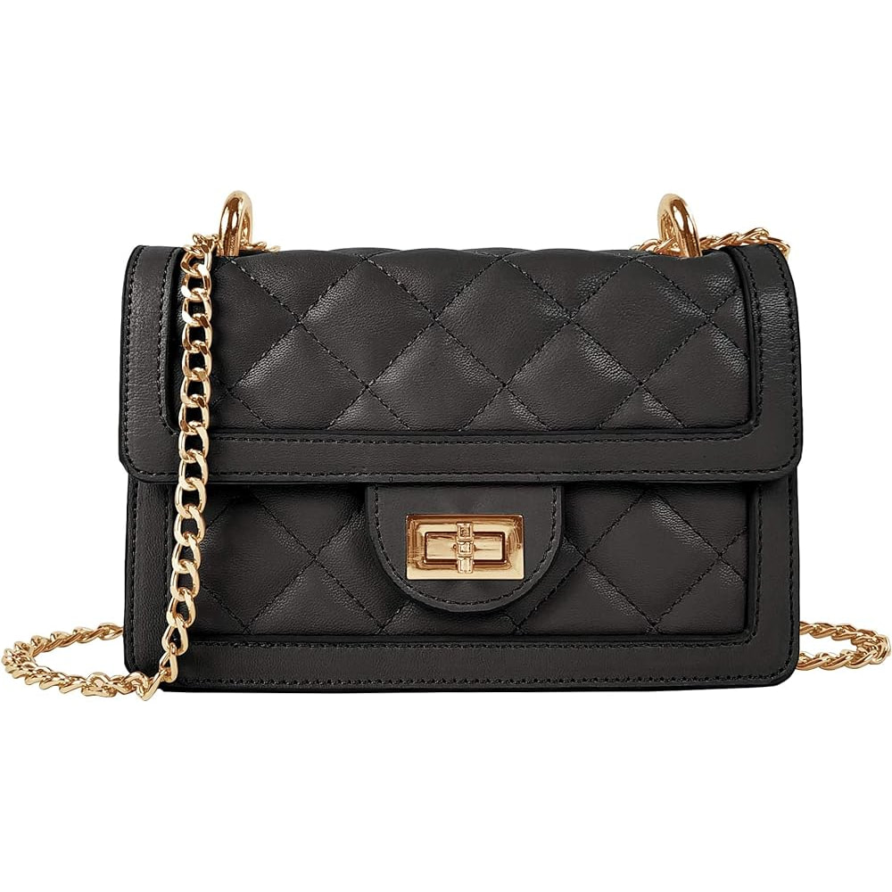 Chanel Mini Flap Bag in Black Lambskin - Kate Middleton Bags - Kate's ...
