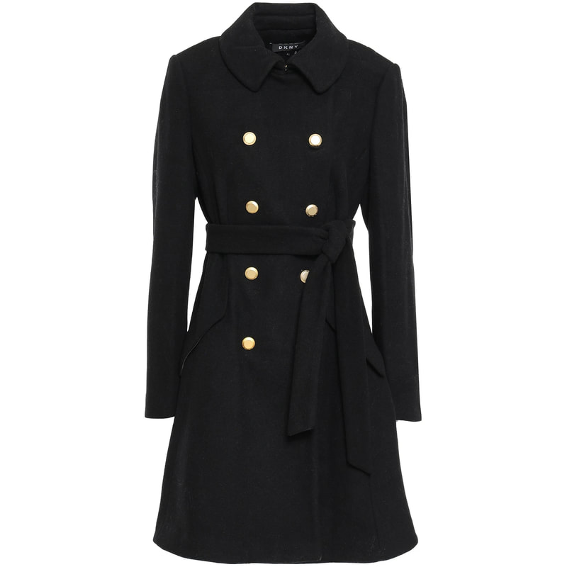Dolce & Gabbana Black Collarless Long Coat - Kate Middleton Coats ...