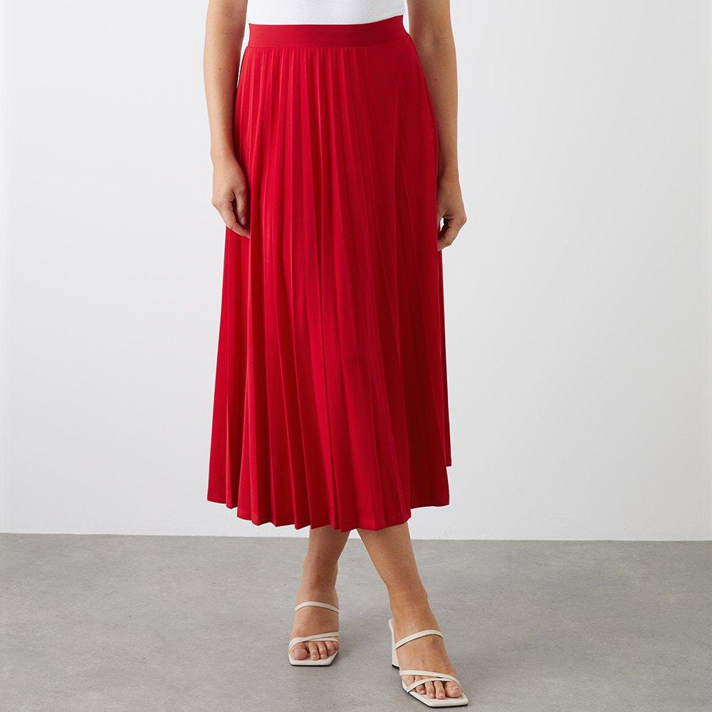 Christopher Kane Pleated Skirt in Red - Kate Middleton Skirts - Kate's ...