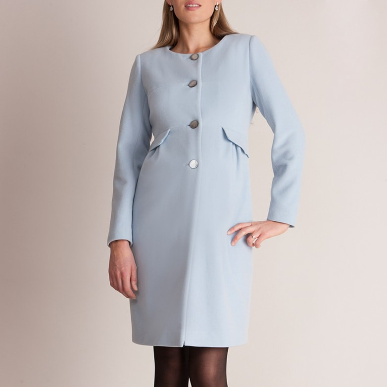 Seraphine Natasha Blue Mist Coat