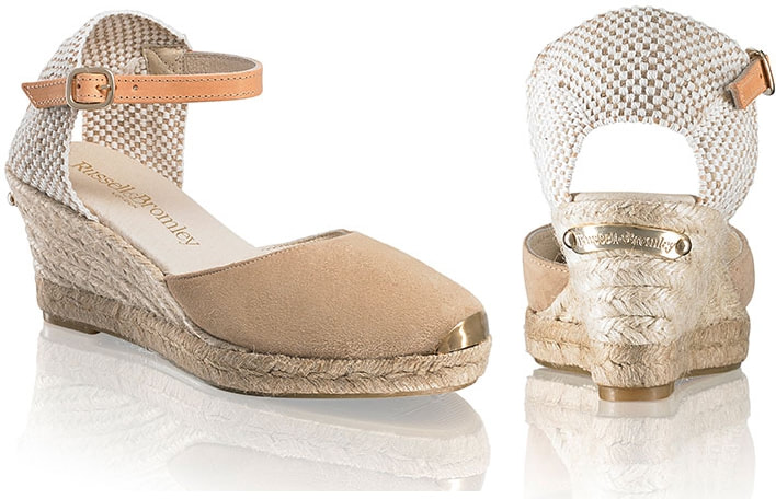 Russell & Bromley Coco-Nut Ankle Strap Espadrilles as seen on Kate Middelton Duchess of Cambridge