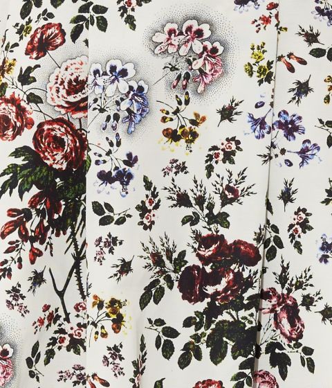Erdem Hurst Rose print from SS 2017 collection
