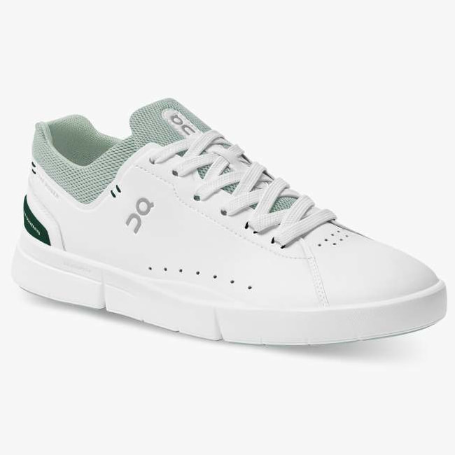 On ‘The Rodger Advantage’ Tennis Shoes In White/Juniper