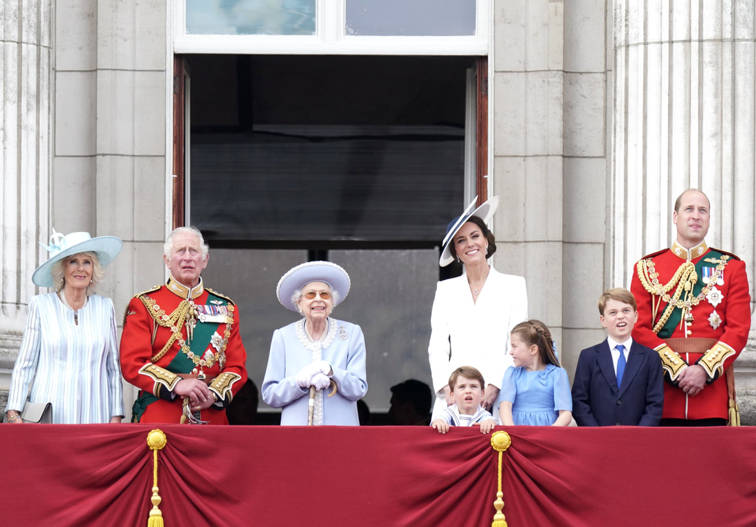 Royal family on balcony for Trooping the Colour 2022