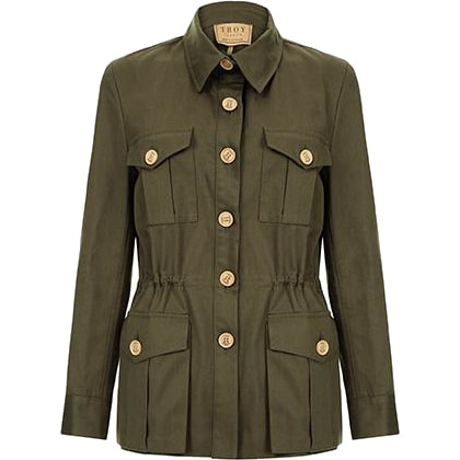 Troy London 'The Tracker' Jacket in Olive 