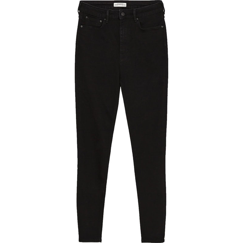 Zara Premium The High Waist Revolve Black Jeans